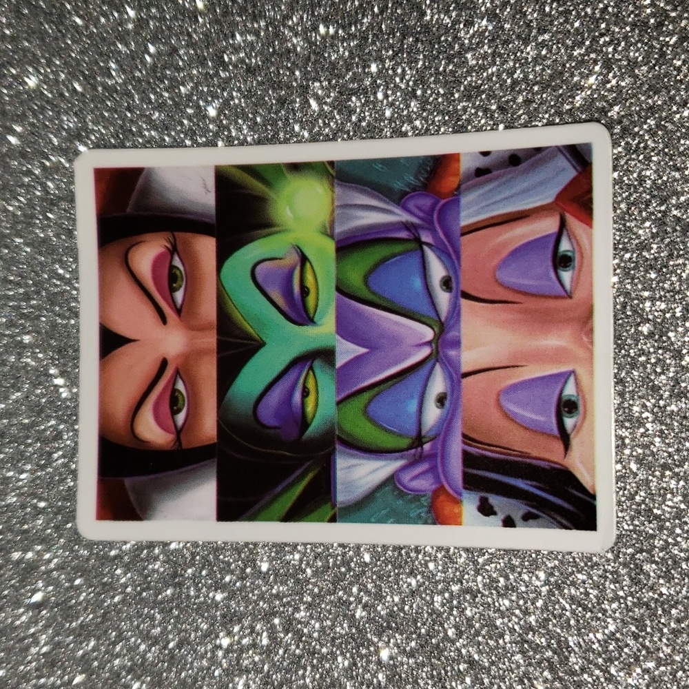 DISNEY VILLIAN waterproof sticker Eyes